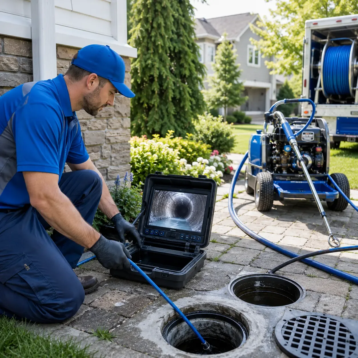 Outdoor drain cleaning professionals serving Valier, IL
